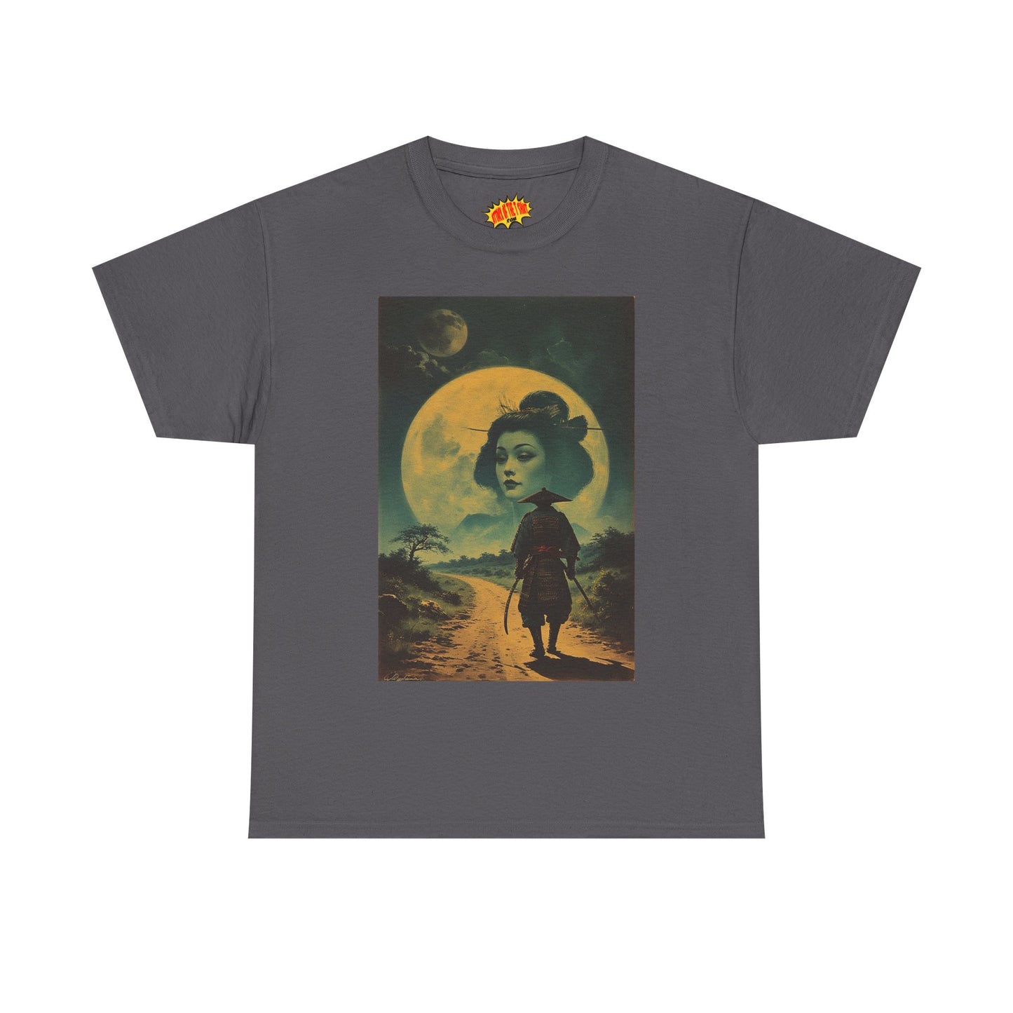 Samurai w/Double Moon Woman T-Shirt *Multiple Colors*