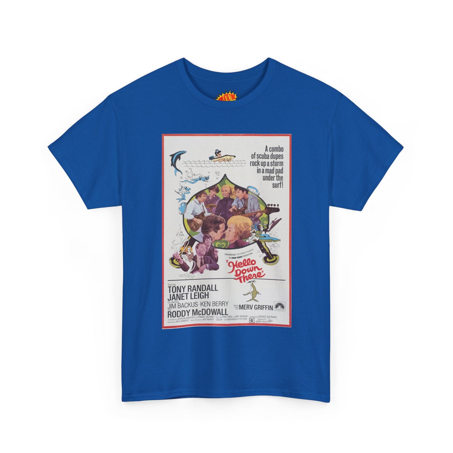 Hello Down There Movie Poster T-Shirt *Multiple Colors*