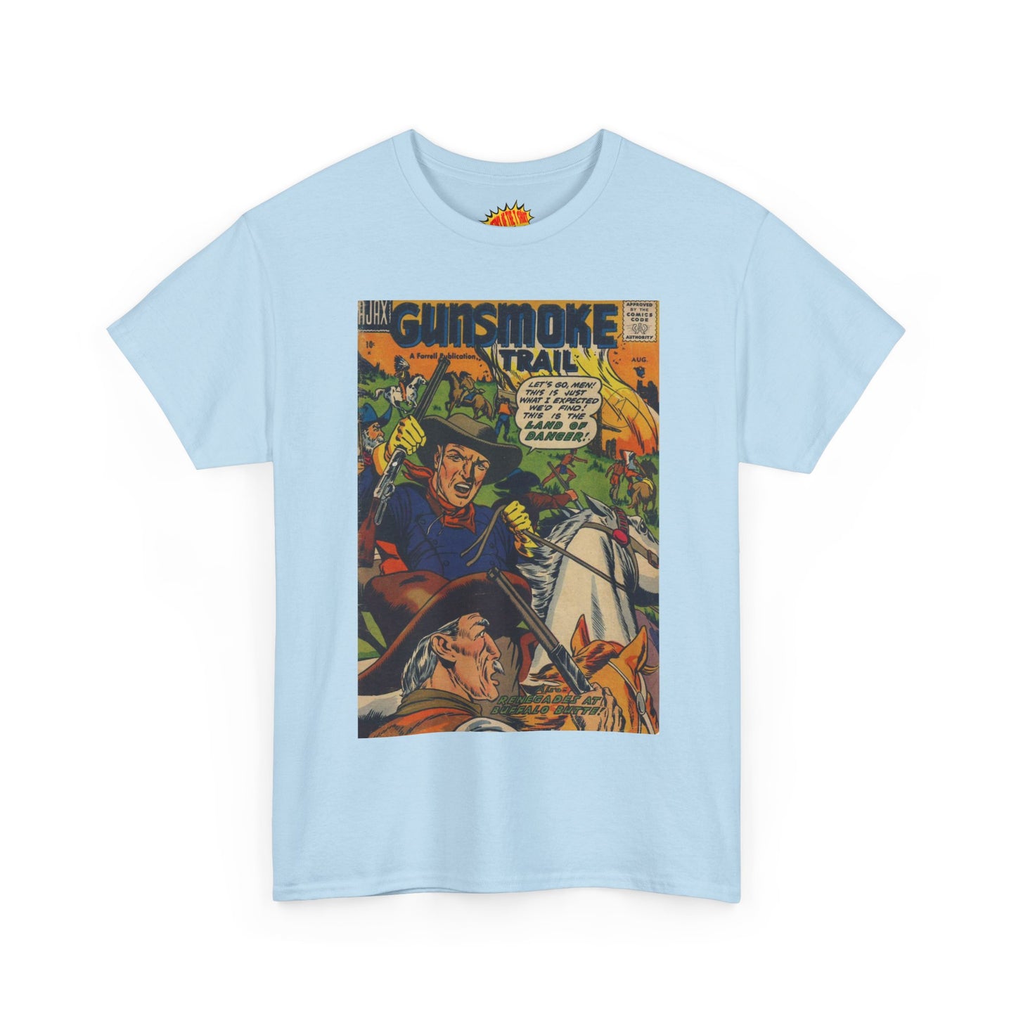 Gunsmoke Trail August Comic Tee Shirt *Multiple Colors*