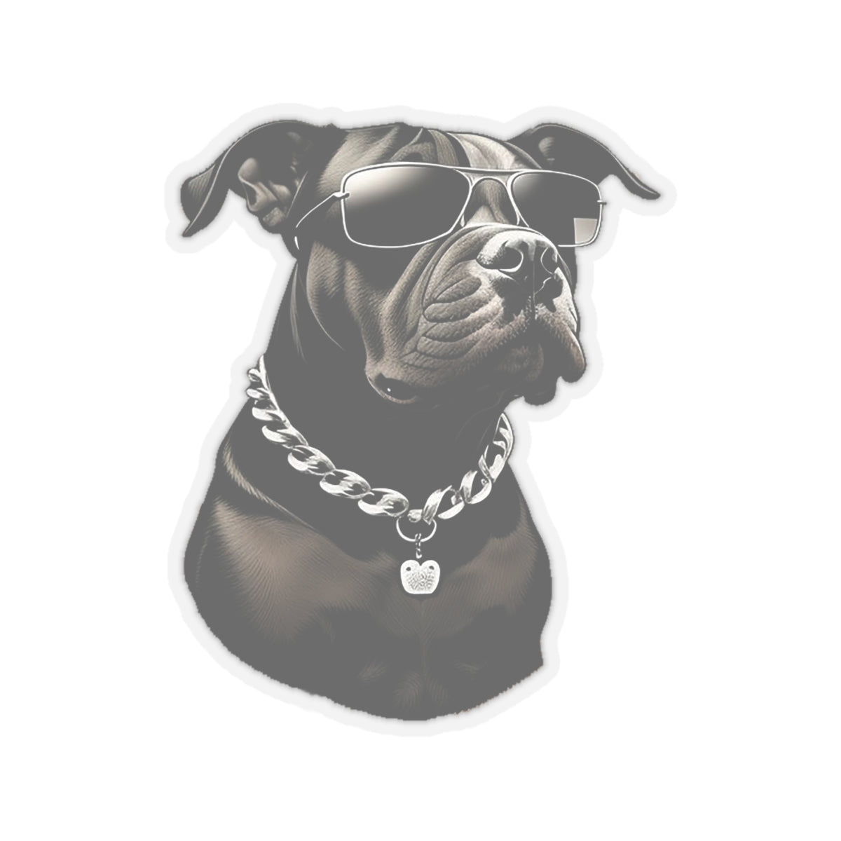 Dog with Sunglasses Stickers