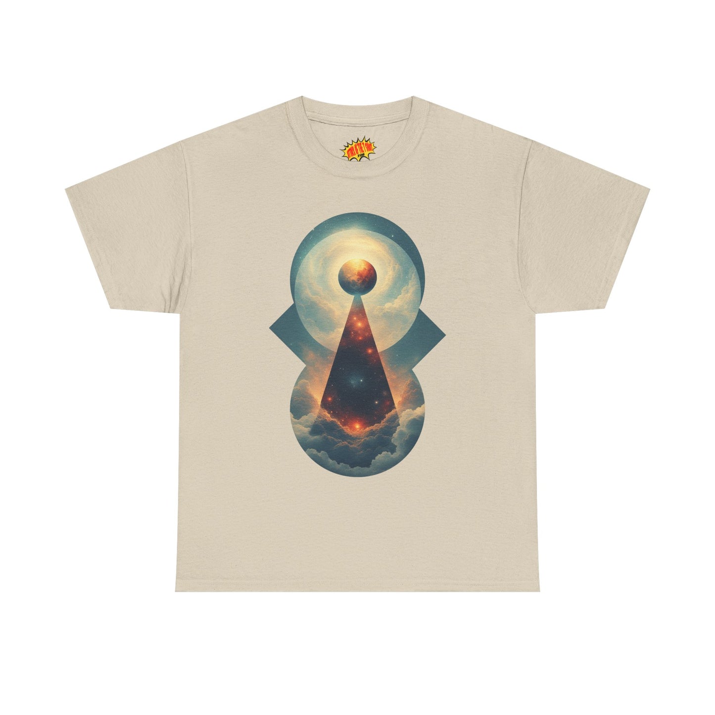 Geometric Galaxy Graphic Space Art Tee Shirt *Multiple Colors*
