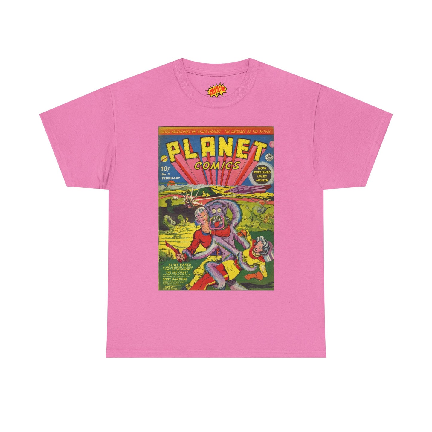 Planet Comics #2 - Heavy Cotton Tee *Light Colors*