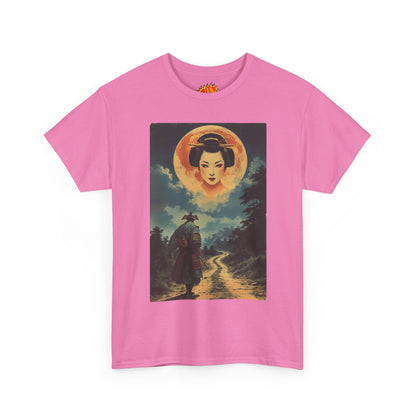 Samurai w/Blood Moon Woman T-Shirt
