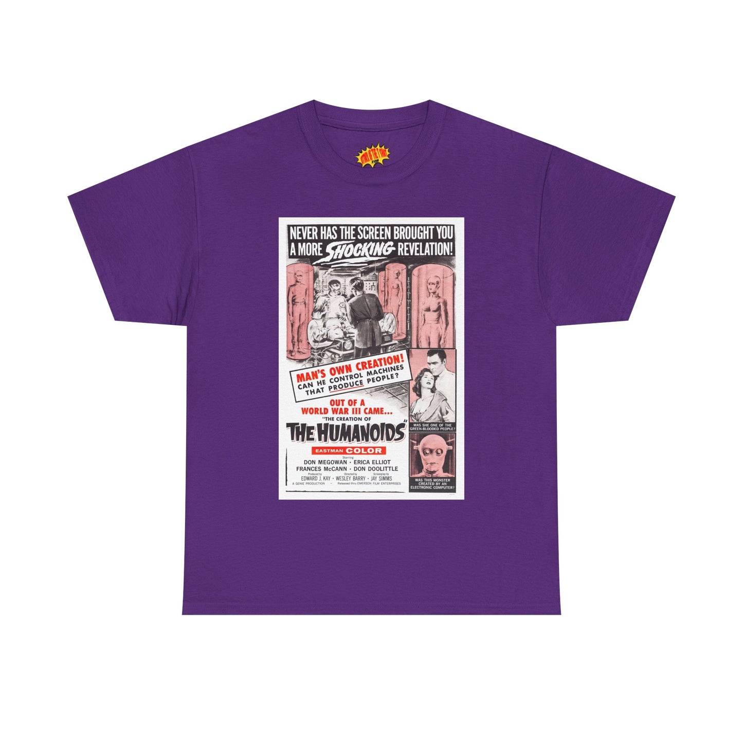The Creation of the Humanoids Movie Poster T-Shirt *Multiple Colors*