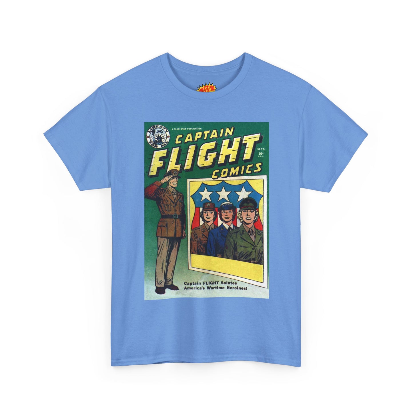 Captain Flight September Comic Tee Shirt *Multiple Colors*