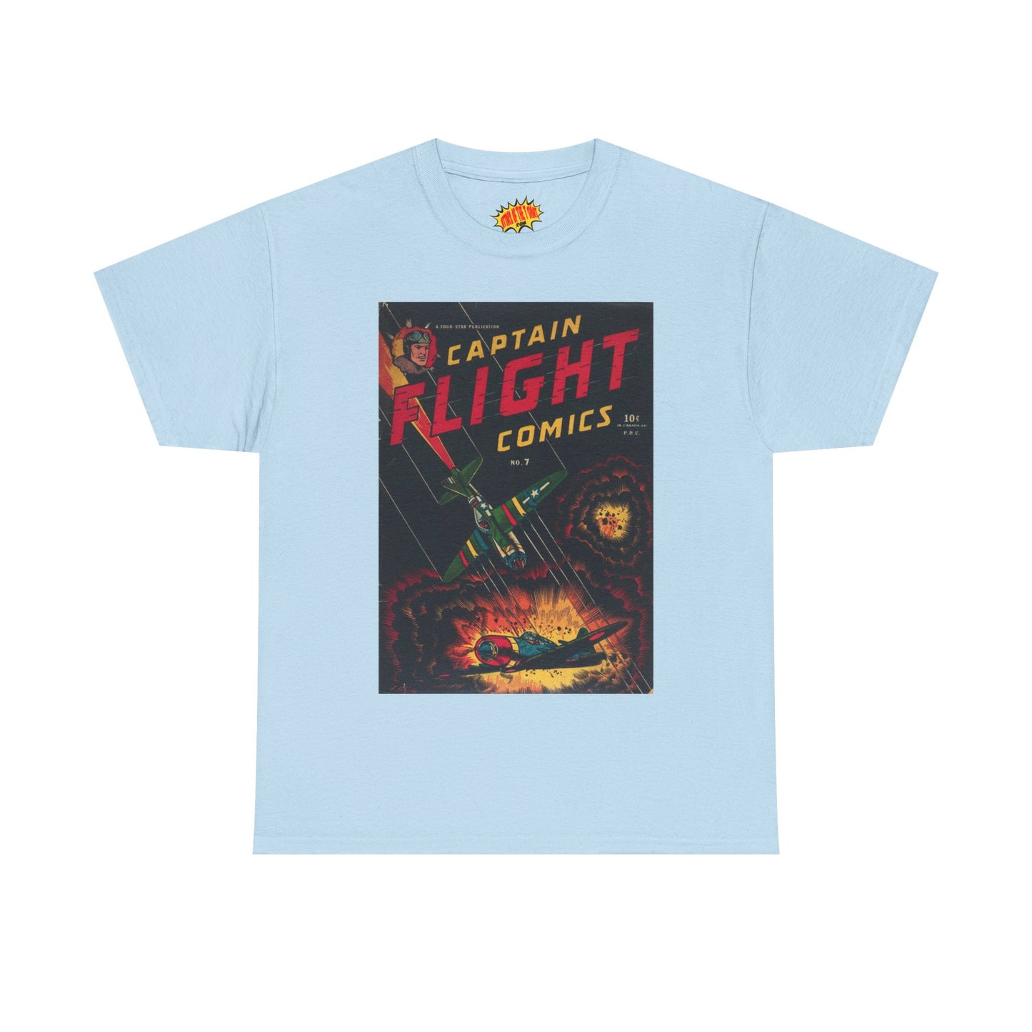 Captain Flight No. 7 Comic Tee Shirt *Multiple Colors*