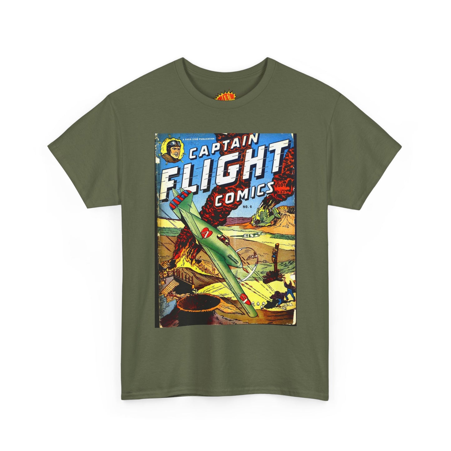 Captain Flight No. 6 Comic Tee Shirt *Multiple Colors*