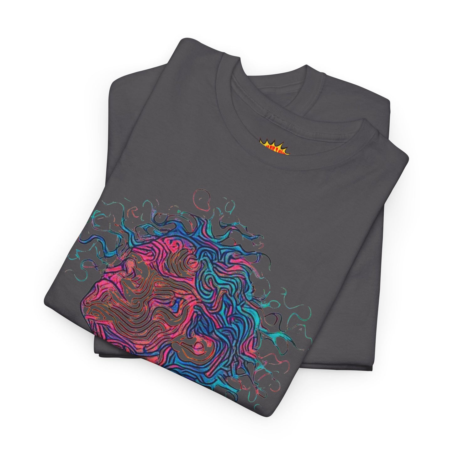 Line Drawing Multicolor Human Graphic Art Tee Shirt *Multiple Colors*