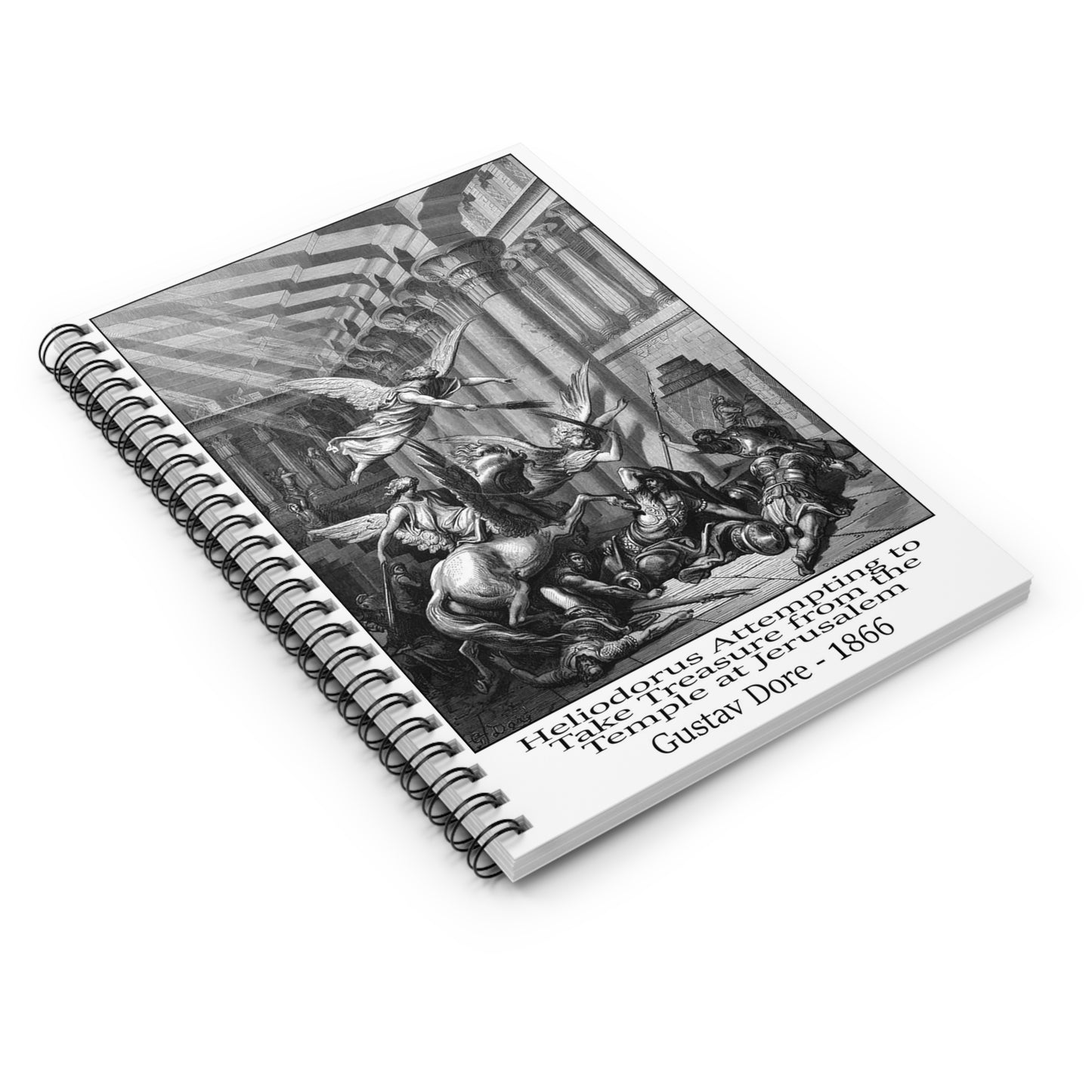 Warrior Angel Notebook - Gustav Dore