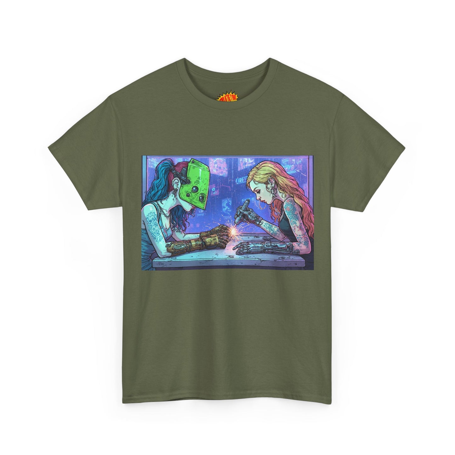 Robot Hands Manicure Cyberpunk T-Shirt *Multiple Colors*