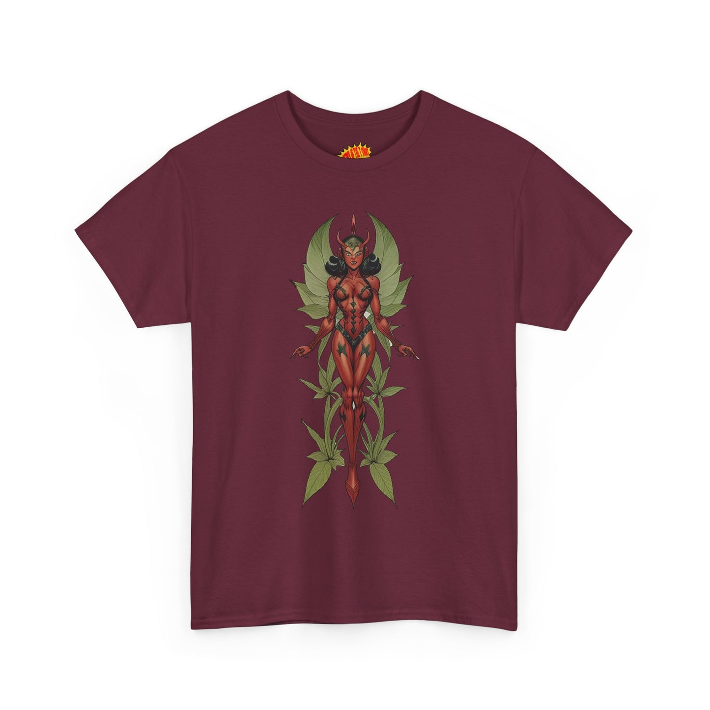Flower Succubus Woman Fantasy Nature T-Shirt *Multiple Colors*