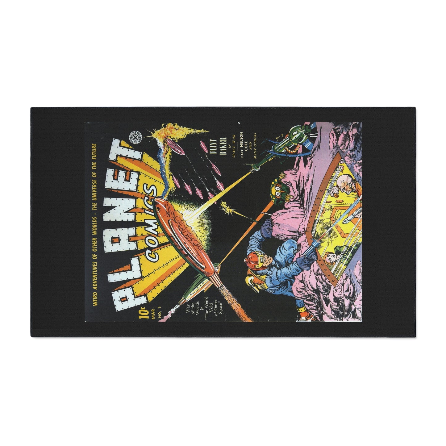 Planet Comics #3 Heavy Duty Floor Mat