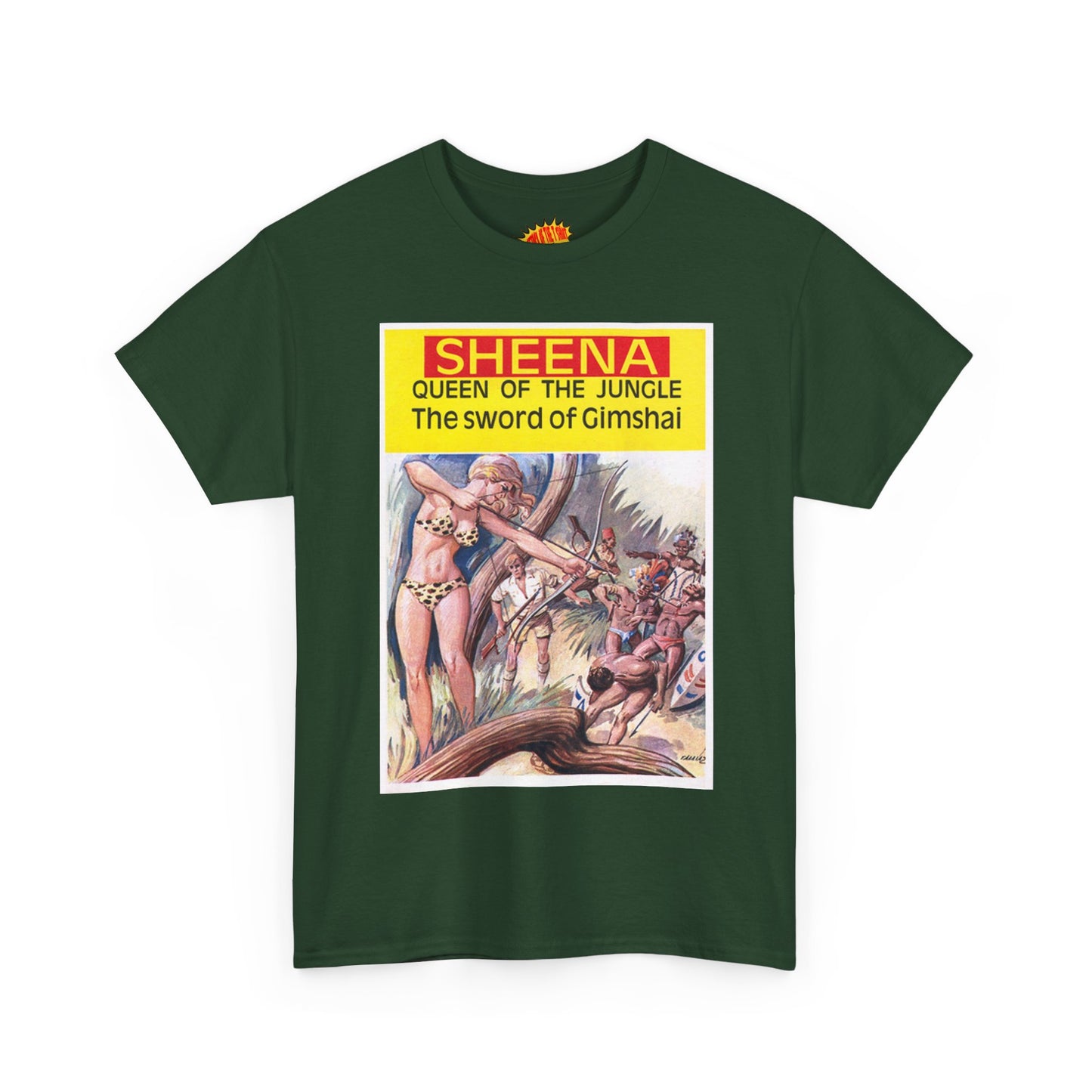 Sheena Queen of the Jungle Comic Tee Shirt *Multiple Colors*