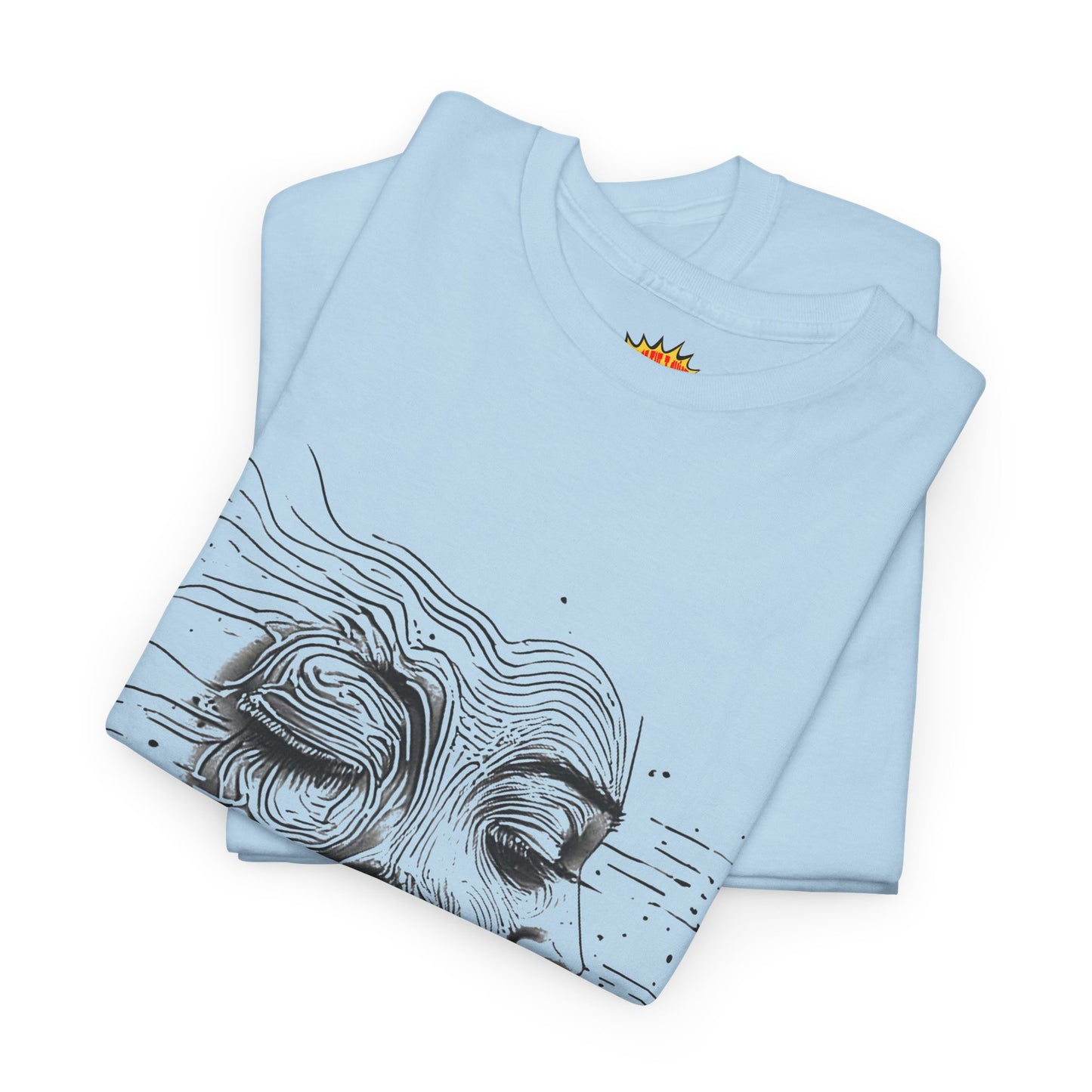 Line Drawing Graphic Art Faces Tee Shirt *Multiple Colors*