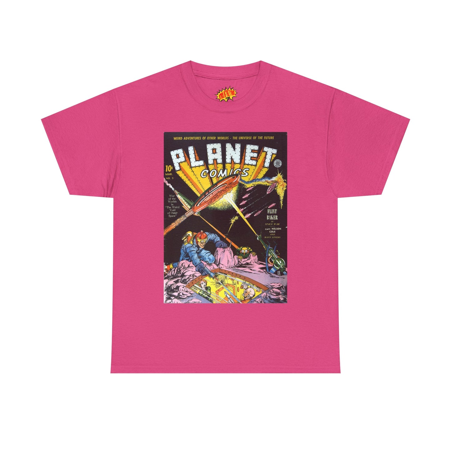 Planet Comics #3 - Heavy Cotton Tee *Light Colors*