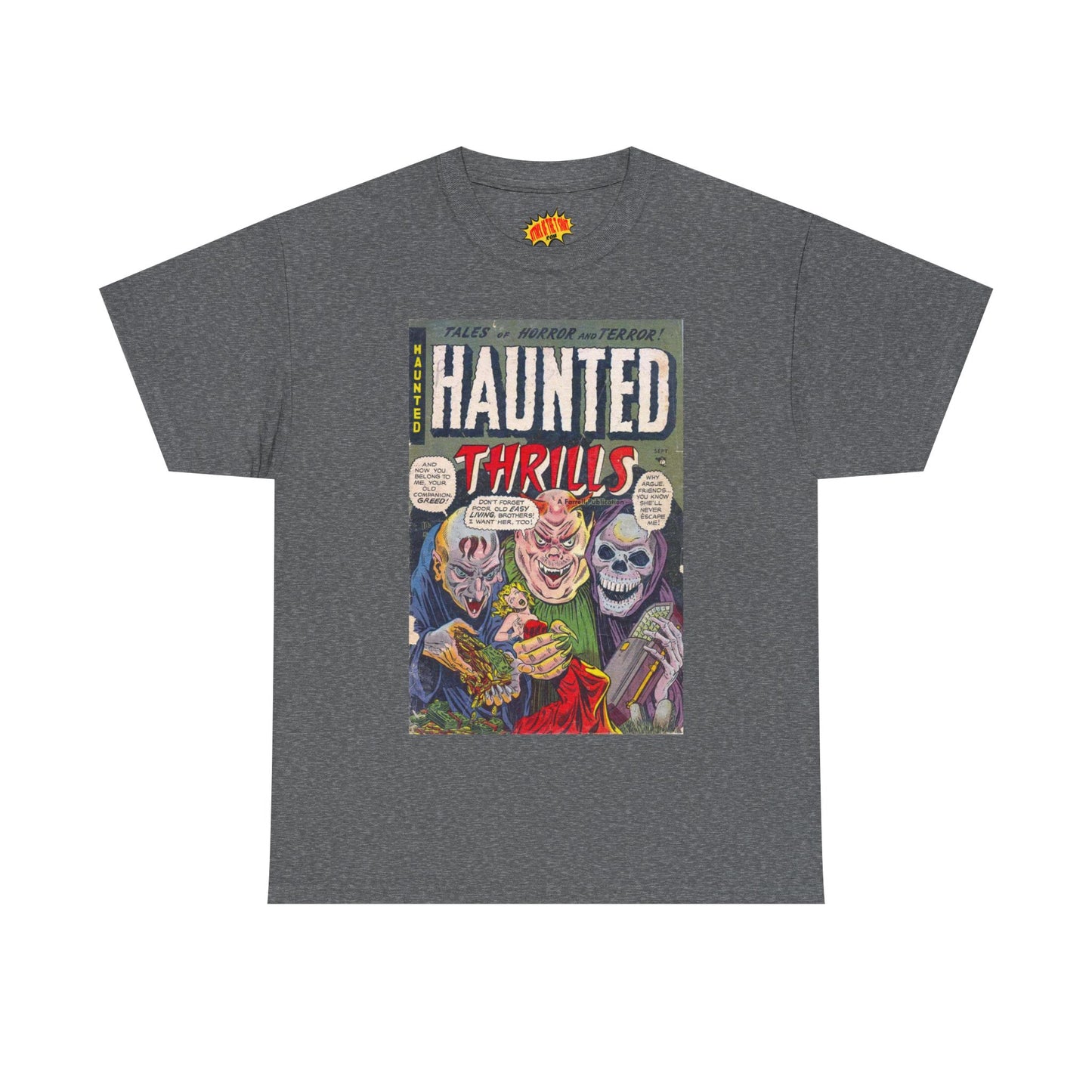 Haunted Thrills September Comic Tee Shirt *Multiple Colors*