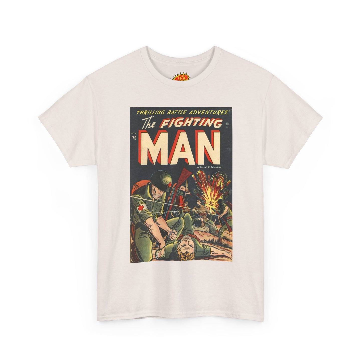 The Fighting Man November Comic Tee Shirt *Multiple Colors*