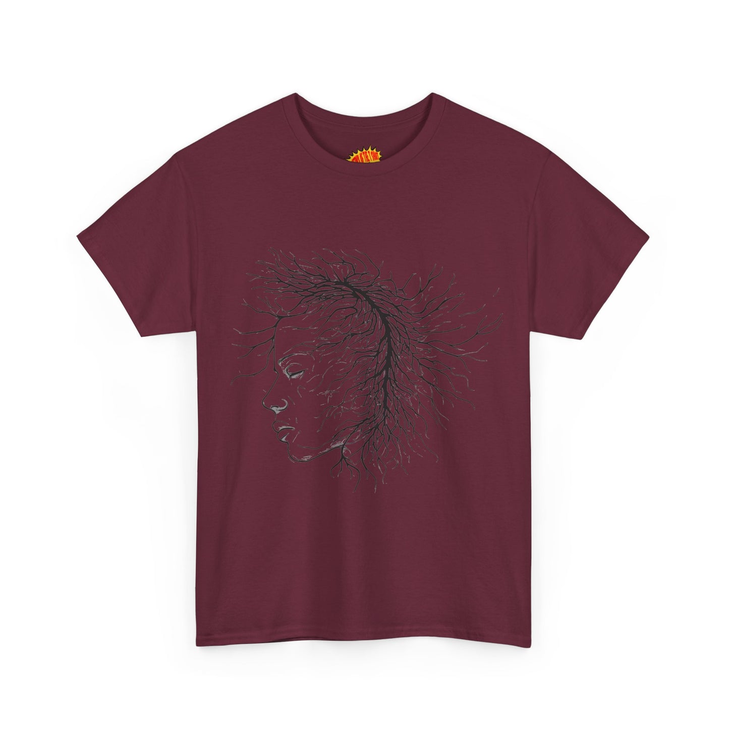 Capillary Face Line Drawing Graphic Art Tee Shirt *Multiple Colors*