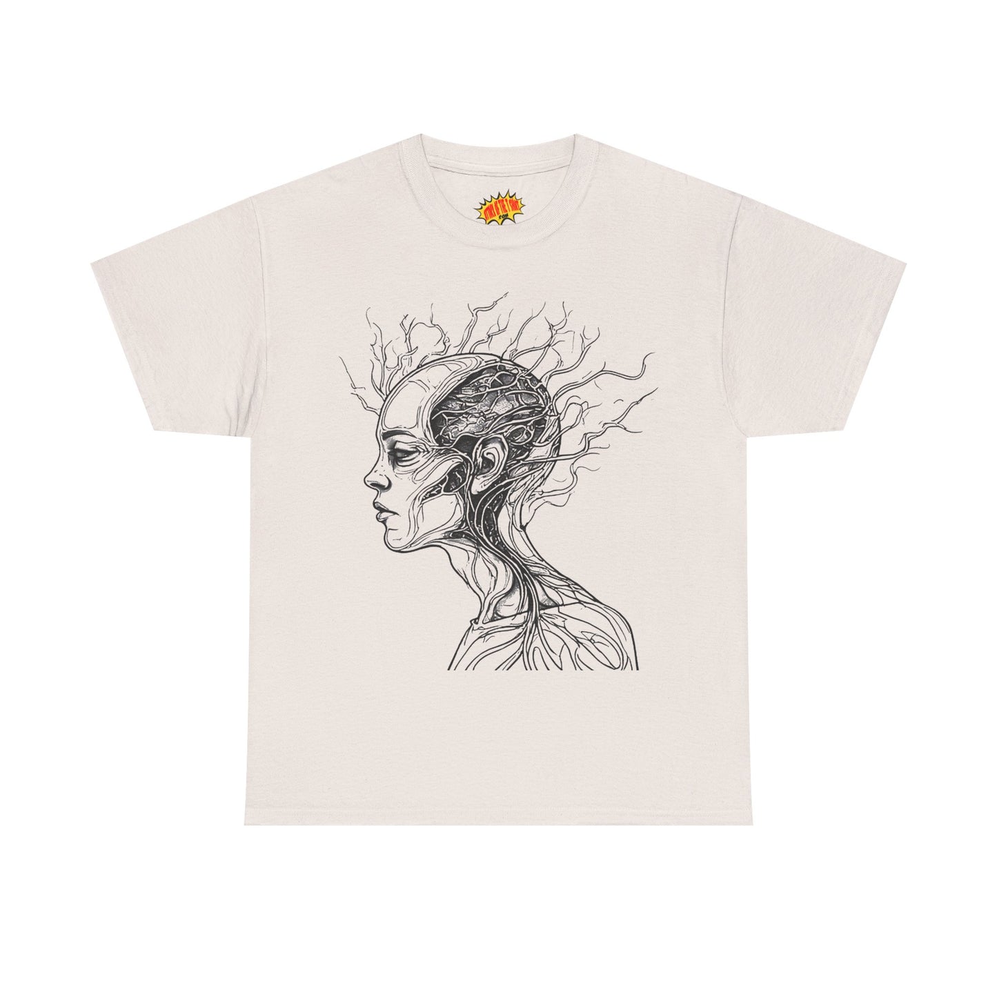 Anatomy Line Drawing Face Graphic Art Tee Shirt *Multiple Colors*