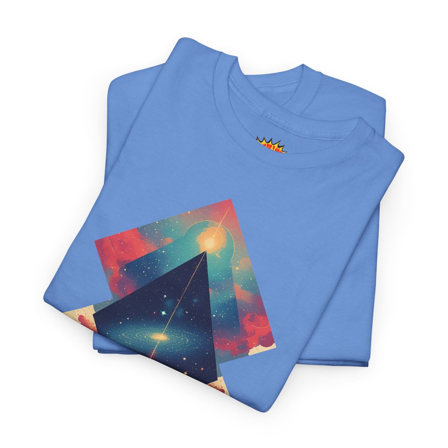 Geometric Shape Galaxy Graphic Space Art Tee Shirt *Multiple Colors*