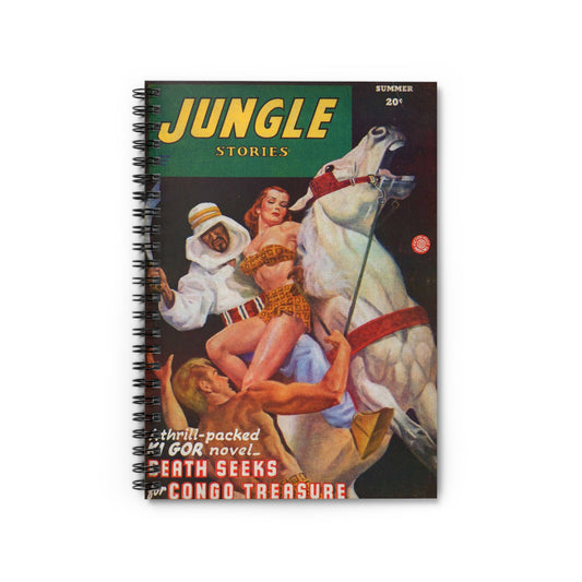 Jungle Stories Summer Comic Book Cover Notebook