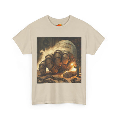 Anime Factory Welder w/Robot Mech Hand T-Shirt