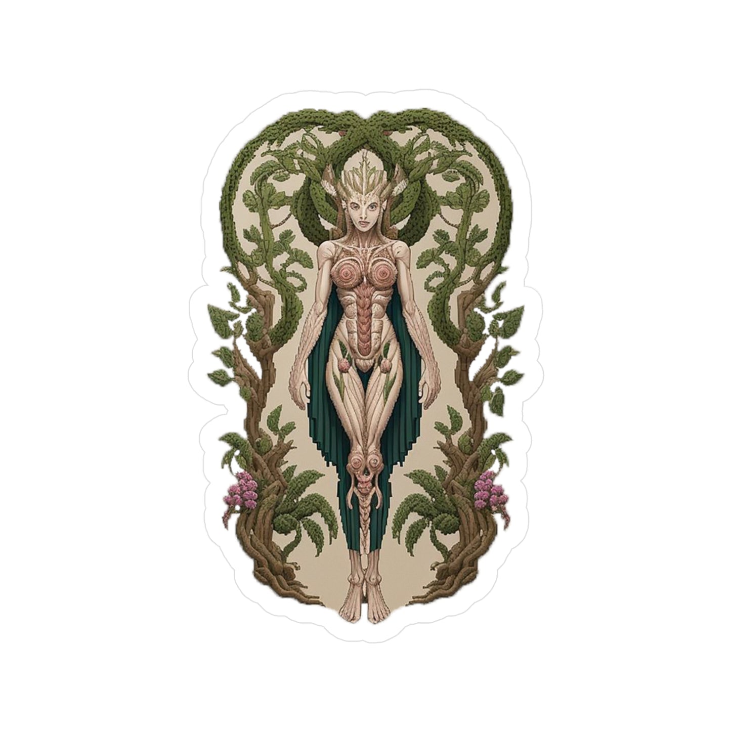 Dryad Forest Dweller Durable Vinyl Decal Sticker