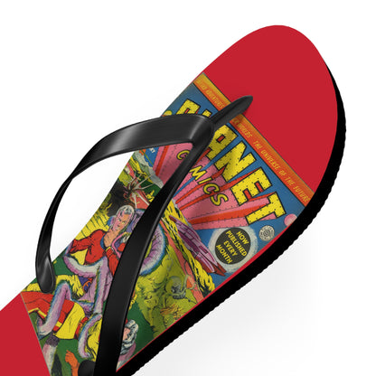 Planet Comics #2 Flip Flops Red *Multiple Sizes Available*