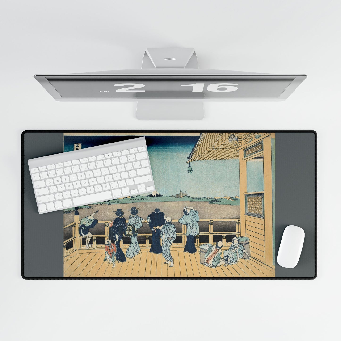 The Sazai Hall by Hokusai Desk Mat/Mousepad