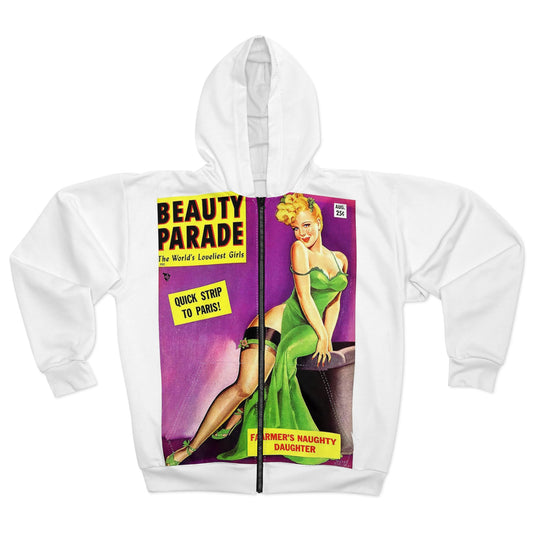Beauty Parade Zip Hoodie White