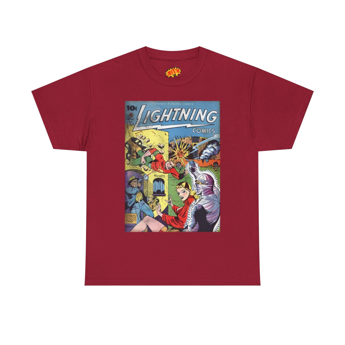 Lightning Comics February Comic Tee Shirt *Multiple Colors*
