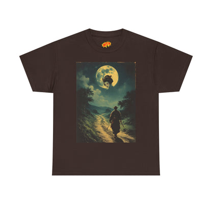 Travelling Samurai w/Moon Geisha Woman T-Shirt