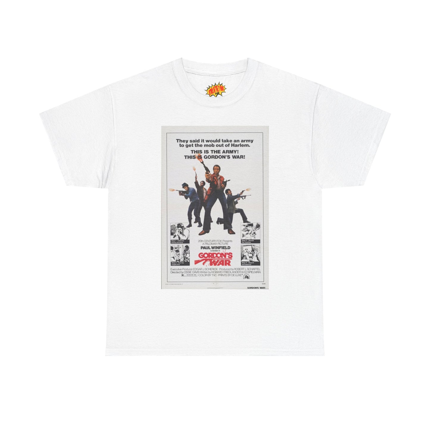 Gordon's War Movie Poster T-Shirt *Multiple Colors*