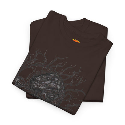 Anatomy Line Drawing Face Graphic Art Tee Shirt