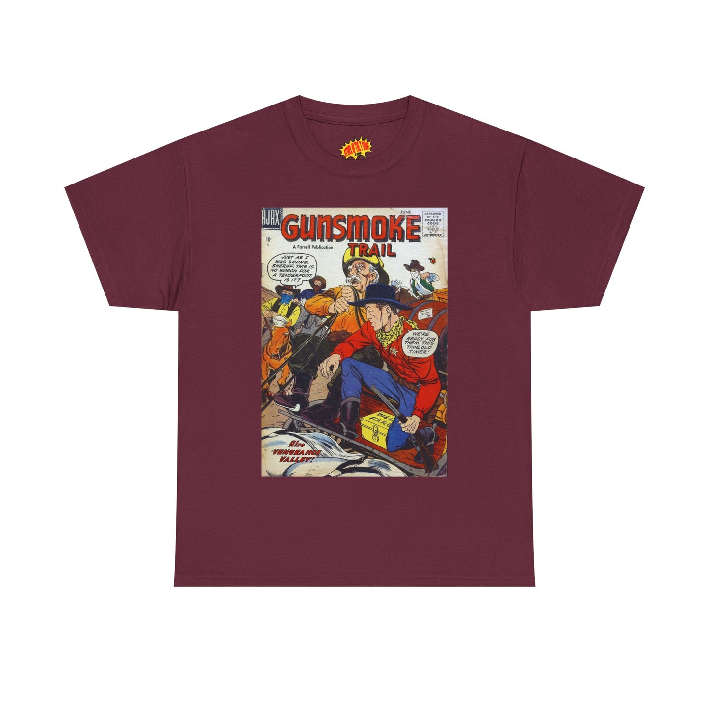 Gunsmoke Trail June Comic Tee Shirt *Multiple Colors*