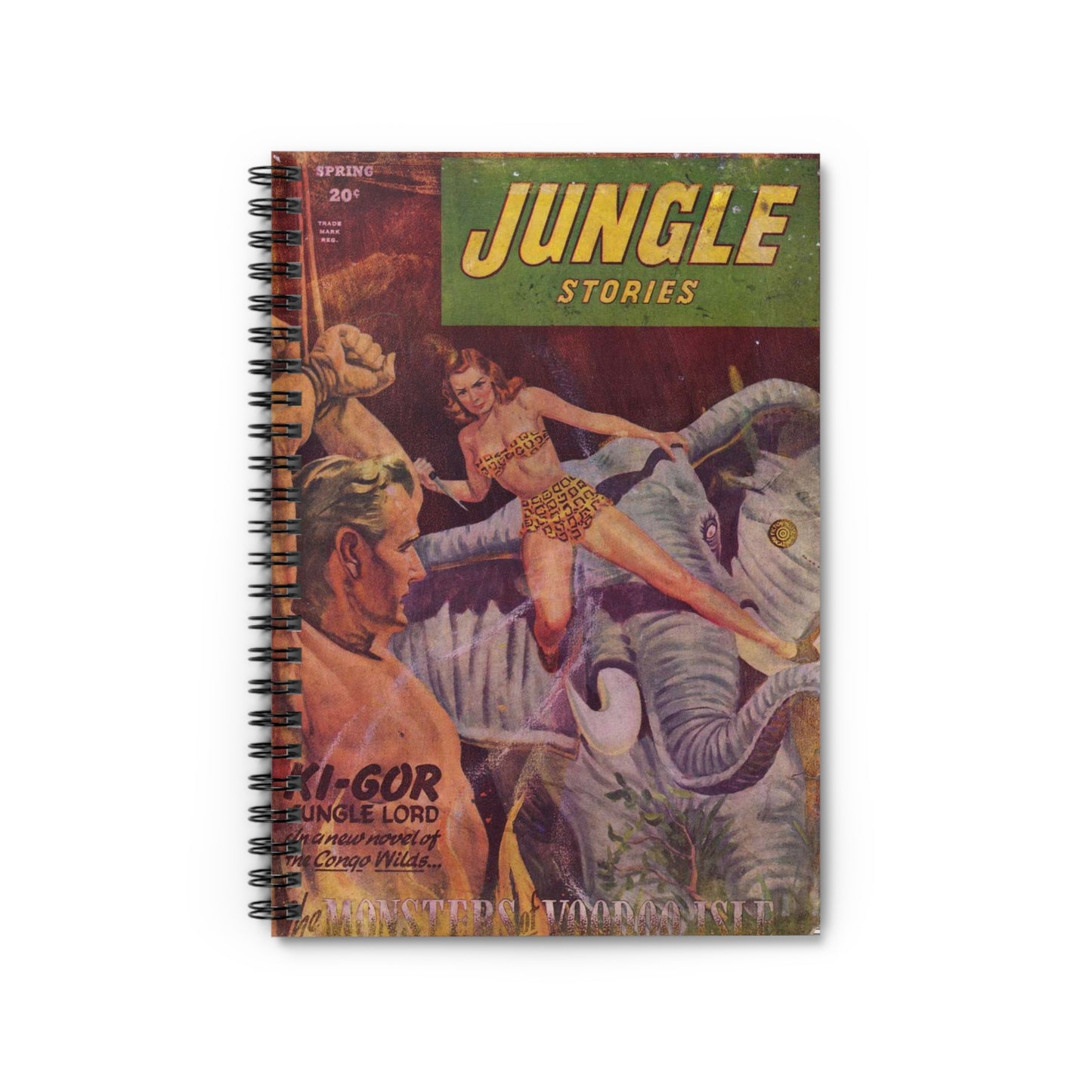 Jungle Stories Vol 3 No. 6 Comic Book Cover Notebook