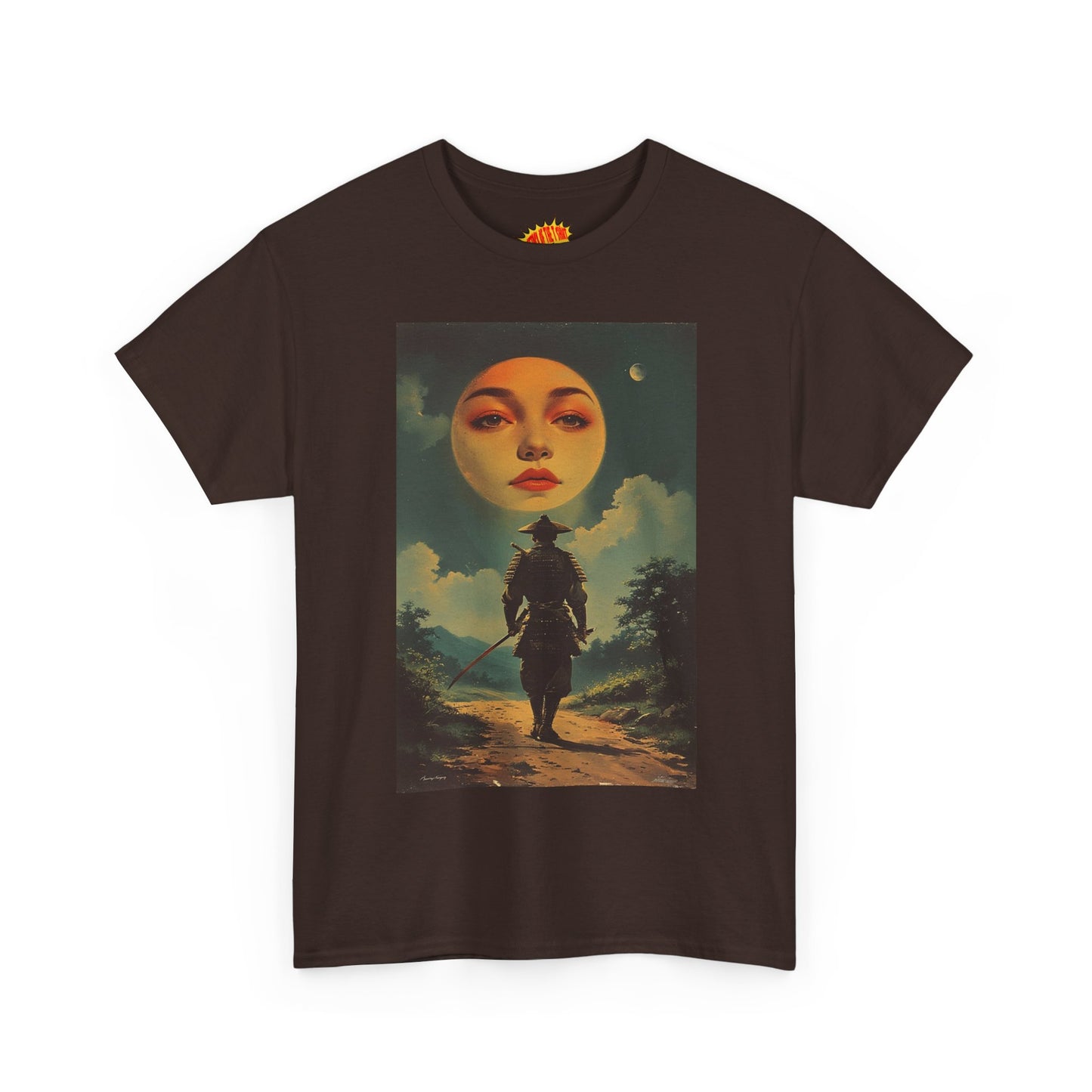 Walking Samurai w/Blood Moon Face T-Shirt *Multiple Colors*
