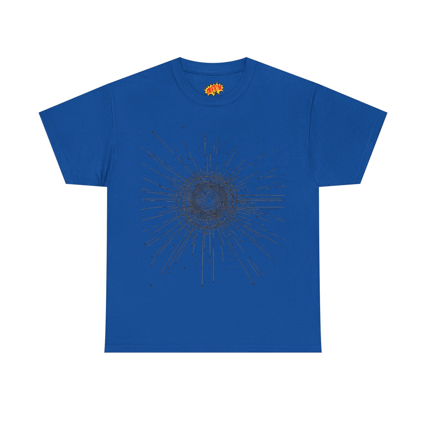 Circle Line Drawing Graphic Art Tee Shirt *Multiple Colors*