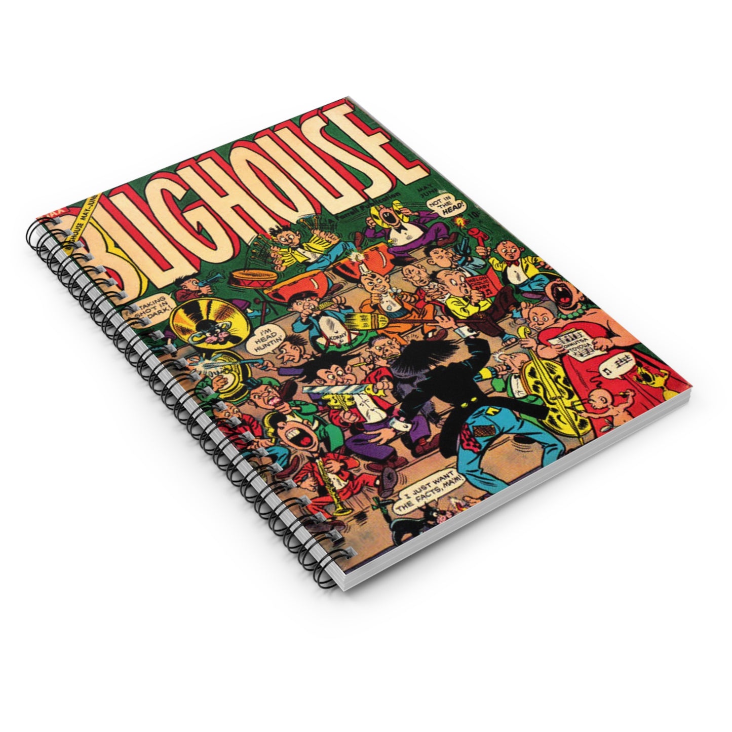 Bughouse May - June Comic Book Cover Notebook