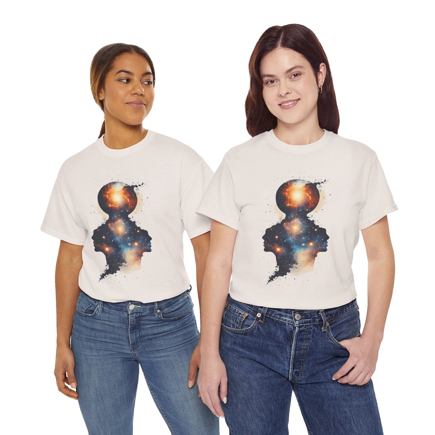 Multiple Galaxy Nebula Art Graphic Tee Shirt *Multiple Colors*