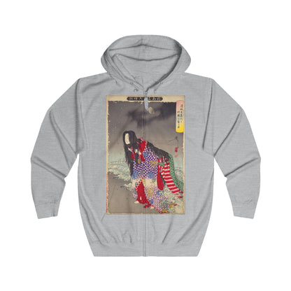 Kiyohime - 36 Ghosts Deluxe Full Zip Hoodie, Many Colors and Sizes