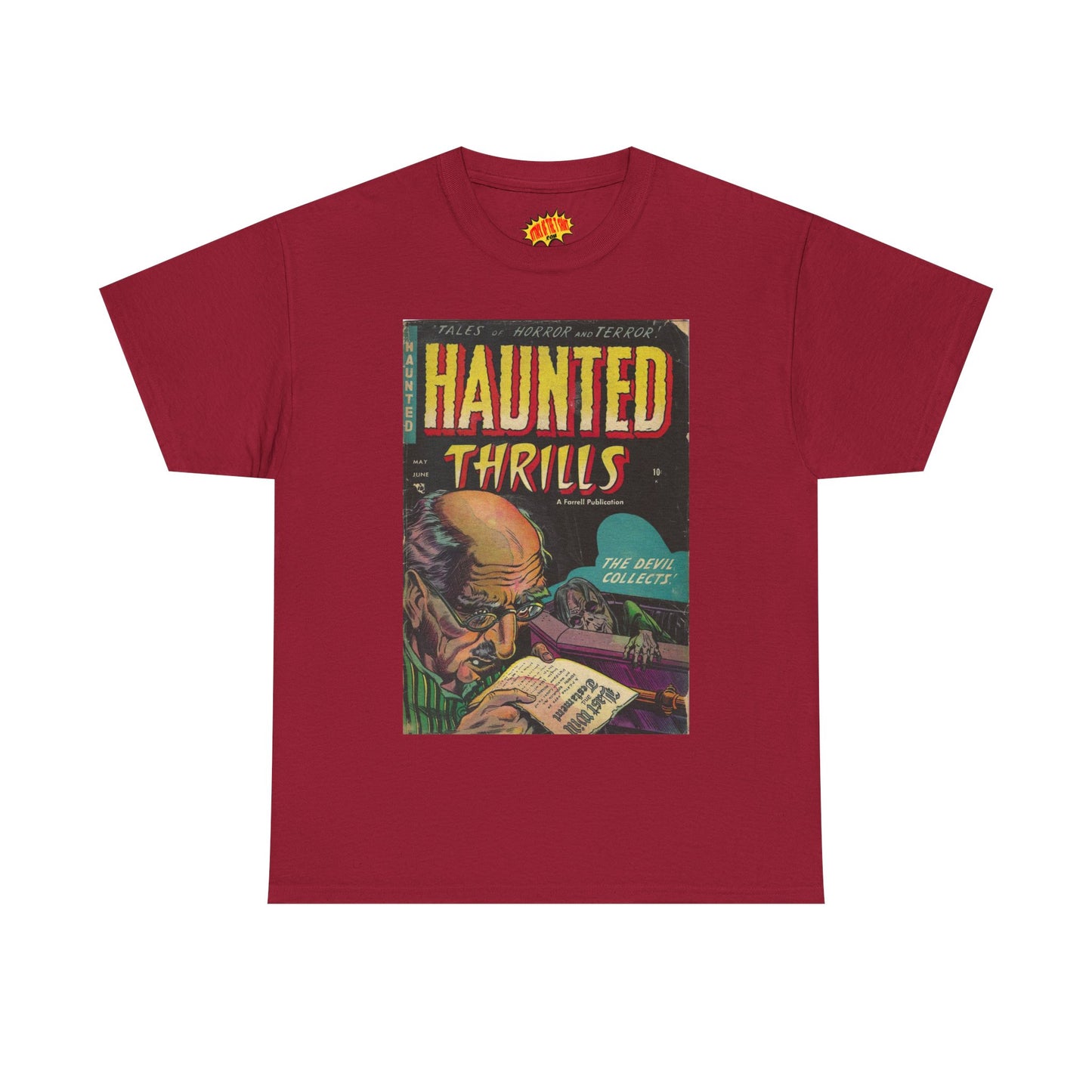 Haunted Thrills May - June Comic Tee Shirt *Multiple Colors*