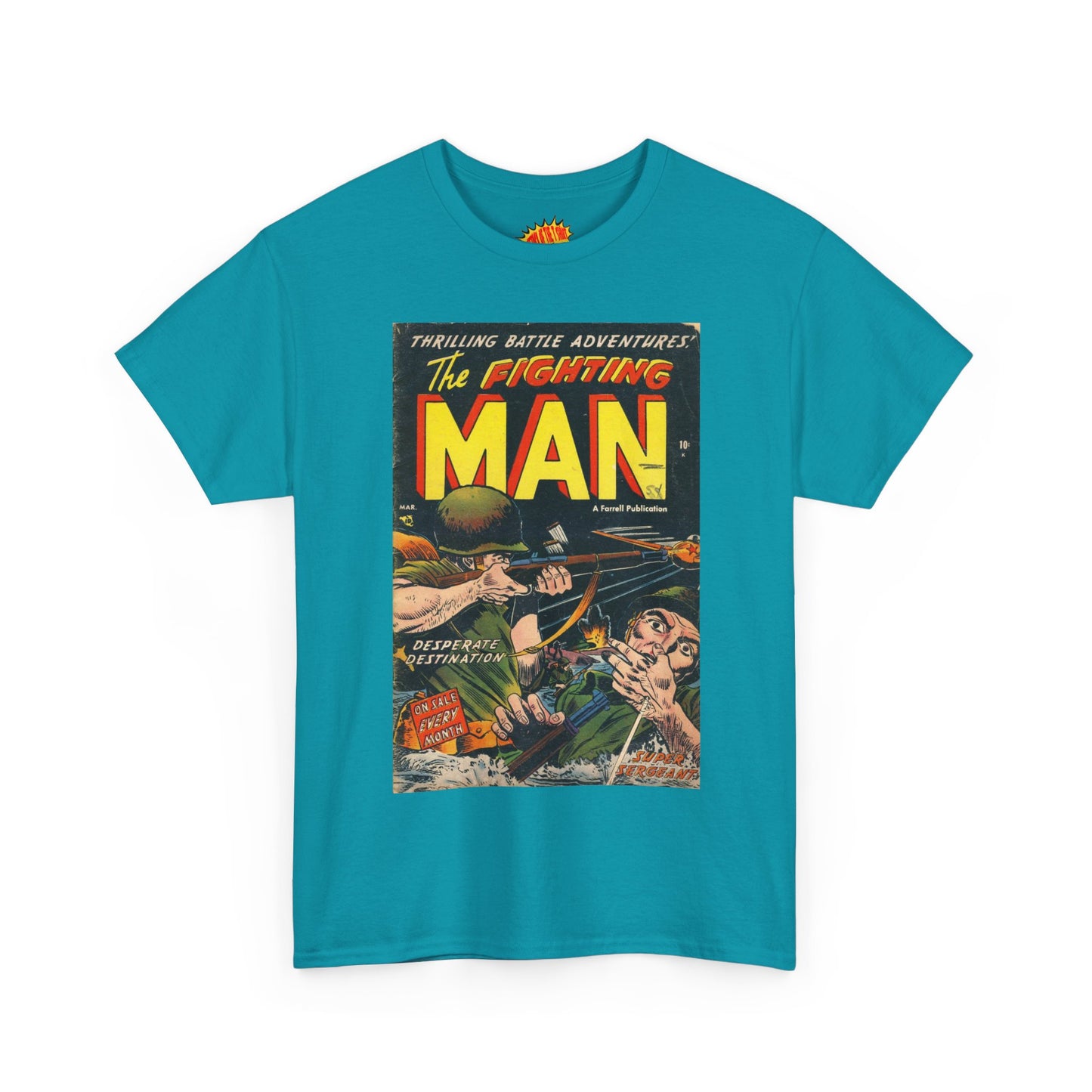 The Fighting Man March Comic Tee Shirt *Multiple Colors*