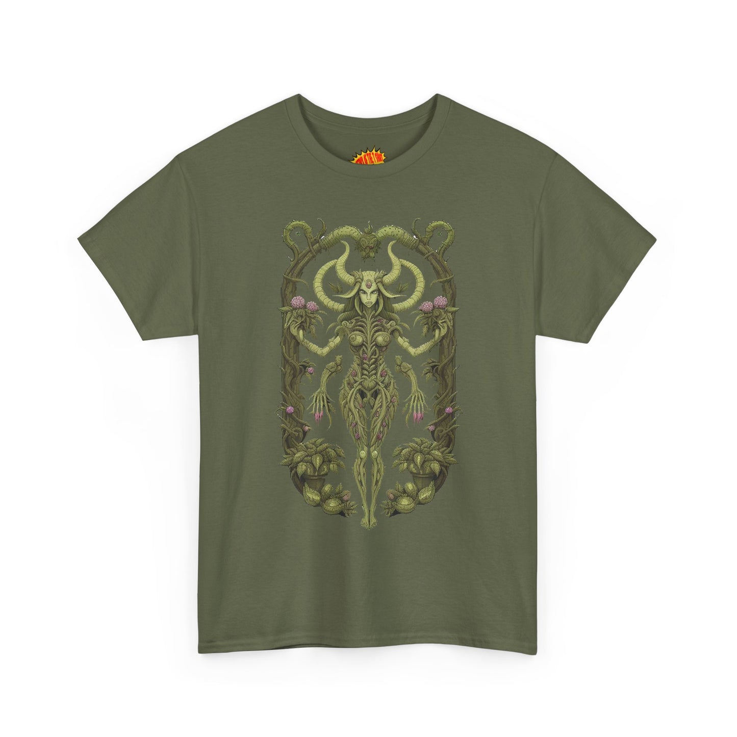 Dryad Flower Succubus Heavy Cotton Forest Dweller Tee Shirt *Multiple Colors*