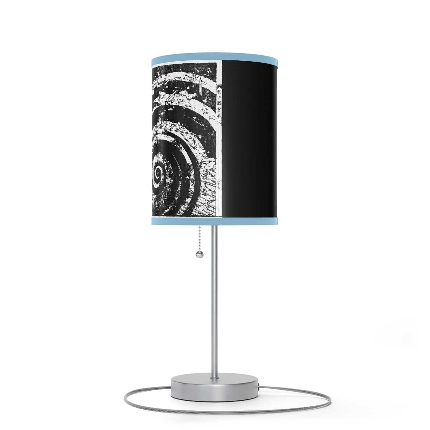 Destruction by Hokusai Japanese Woodcut Lamp