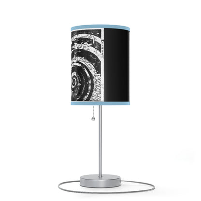 Destruction by Hokusai Japanese Woodcut Lamp