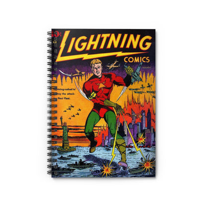Lightning Comics August Spiral Notebook