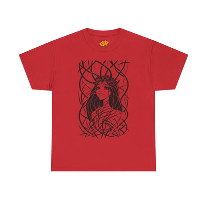 Thorny Vine Dryad Woman Fantasy Nature T-Shirt