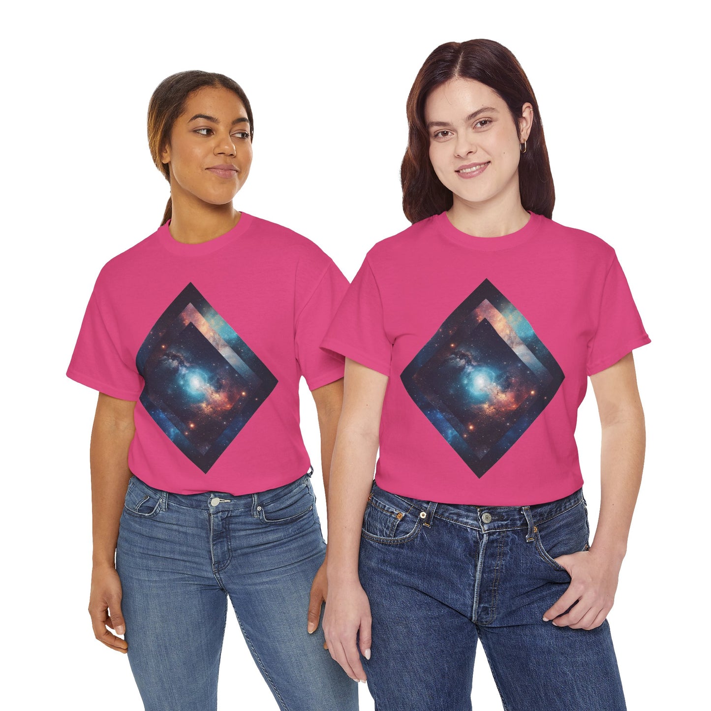 Diamond Galaxy Art Graphic Tee Shirt *Multiple Colors*