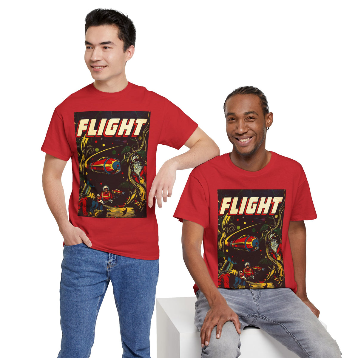 Captain Flight Comic Book Tee Shirt